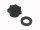 Sterngriffmutter (hoher Typ) mit Gummischeibe schwarz MZ ES175/2, ES250/2, ETS250 Trophy Sport, TS250, TS250/1