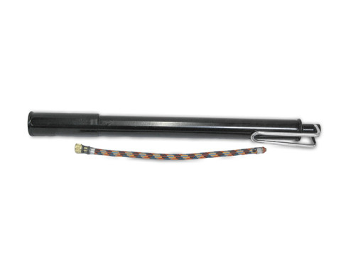 Luftpumpe mit Schlauch (L=350,00mm) schwarz für Moped und Motorrad MZ RT125