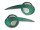 Satz - Plakette / Emblem "MZ" Aluminium (2 teilig) MZ BK350