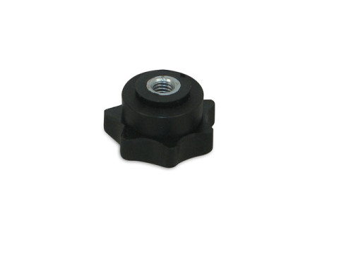 Sterngriffmutter (hoher Typ) ohne Gummischeibe schwarz MZ ES175/2, ES250/2, ETS250 Trophy Sport, TS250, TS250/1