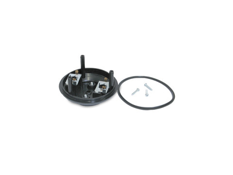 Rückteil für Rücklicht rund D=120,00mm (3 Schrauben) mit Zubehör MZ TS125, TS150, TS250, ETZ125, ETZ150, ETZ250, ETZ251