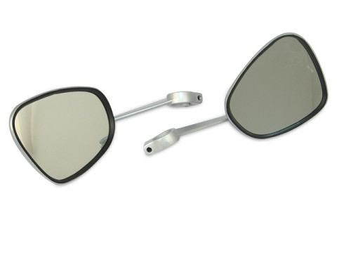Satz - Spiegel Nierenform (2 teilig) IWL Pitty, SR56 Wiesel, SR59 Berliner Roller, TR150 Troll