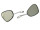Satz - Spiegel Nierenform (2 teilig) IWL Pitty, SR56 Wiesel, SR59 Berliner Roller, TR150 Troll