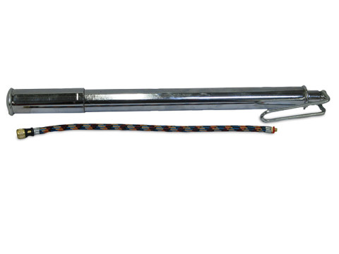 Luftpumpe mit Schlauch (L=350,00mm) chrom MZ ES175, ES175/1, ES175/2, ES250, ES250/1, ES250/2, ES300