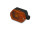 Blinker eckig Rückteil schwarz + Lichtaustritt orange (mit E-Prüfzeichen) MZ ETZ125, ETZ150, ETZ250, ETZ251, ETZ301