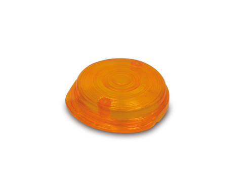 Blinkerkappe / Lichtaustritt (einzeln) orange Ø80mm vorn (E-Prüfzeichen) MZ ETS125, ETS150, ETS250, TS125, TS150, TS250, TS250/1, ETZ125, ETZ150, ETZ250