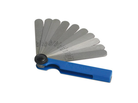 Werkzeug - Abstandslehre / Fühllehre (0,05 bis 1,00mm) (13 Blatt)