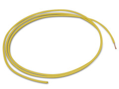 Kabel gelb 1,0mm&sup2; (je Meter)