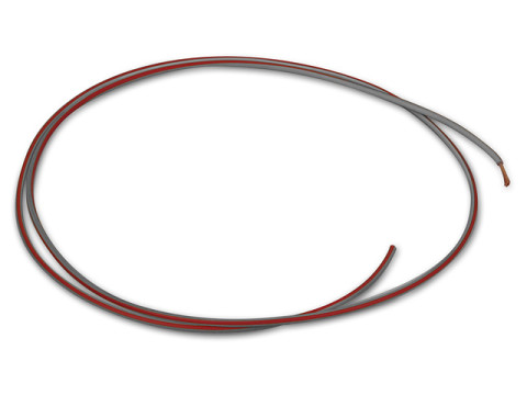 Kabel (1,50mm² ) grau/rot (5 Meter)