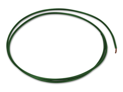 Kabel (1,50mm²) grün (je Meter)