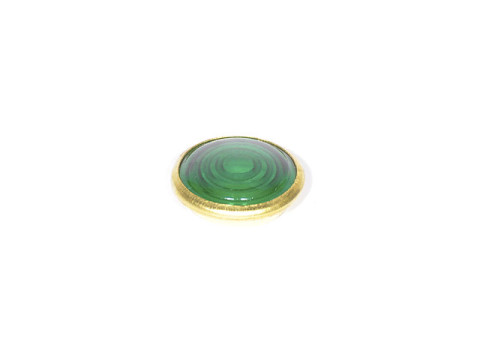 Kontrollglas HEL. (D=16,00mm) grün (Messing Fassung) MZ EMW, BK350