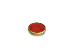 Kontrollglas HEL. (D=16,00mm) rot (Messing Fassung) MZ RT125