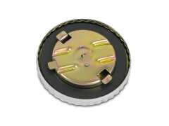 Tankdeckel Ø 60 mm mit Schloss chrom, 2 Schlüssel, MZ