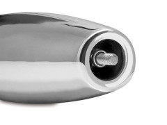 Auspuff (Ende konisch / Zigarre) D=35,00mm, L=800,00mm, chrom, zweiteilig, zerlegbar IWL SR59 Berliner Roller