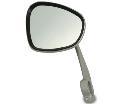 Spiegel - Lenkerklemmbefestigung links, oval (Aluminium) MZ BK350
