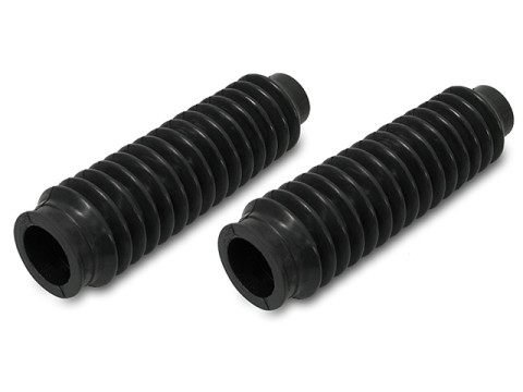 Satz - Faltenbalg Telegabel schwarz (2 teilig) MZ RT125 1, RT125/2, RT125/3, BK350