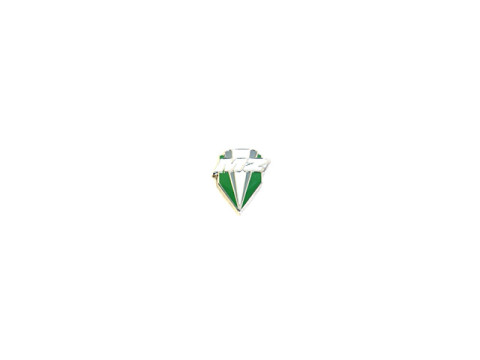 Anstecknadel / Emblem / Pin MZ Logo grün/weiß