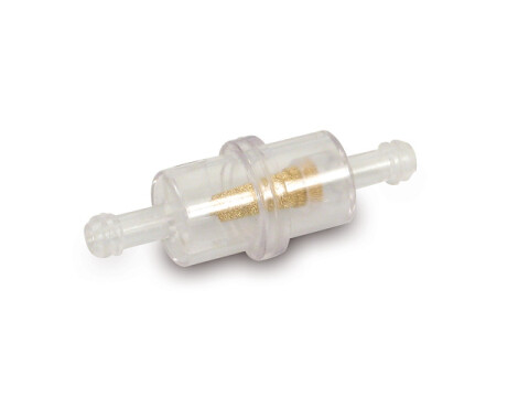 Filtereinheit / Benzinfilter (Anschluss 6,00mm) Kunststoff (passt für 5,00mm Schlauch)