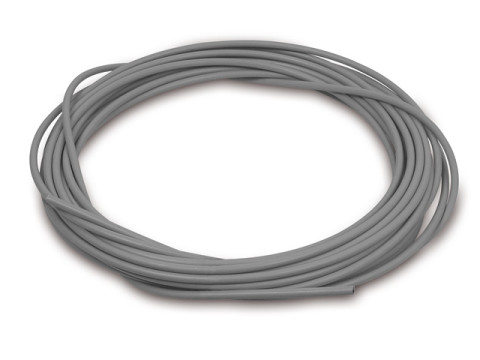 Bowdenzughülle (für Seil D=2,50mm) Abpackung (5 Meter) grau