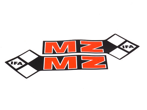 Satz - Aufkleber / Emblem / Schriftzug "IFA MZ" Tank MZ ETZ