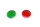 Satz - Kontrollglas IFA/FER (D=16,00mm) grün + rot (Alu Fassung) AWO Touren, Sport