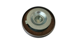 Tankdeckel Ø 60 mm „100 Jahre MZ“ Sonderedition poliert Aluminium MZ