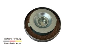 Tankdeckel Ø 60 mm „100 Jahre MZ“ Sonderedition poliert Aluminium MZ