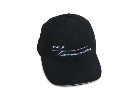 Basecap mit Schriftzug "425 Touren" schwarz, rot