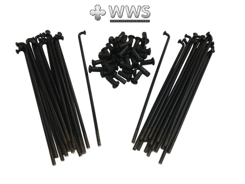Speichensatz Kleeblatt (21 Zoll Felge) schwarz-chrom AWO Sport, RS, GS