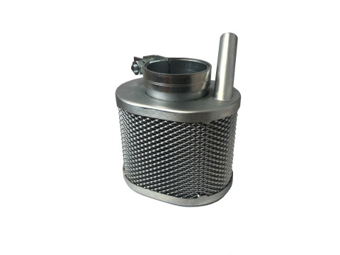 Nassluftfilter / Luftfilter Vergaser oval mit Entlüftung verzinkt EMW R35/3