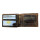 AWO 425 Geldbörse Echtleder mit Gravur – Hoch- & Querformat, Braun & Grau