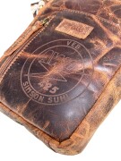 Herren Tasche (Echtleder) "VEB AWO 425 Simson...