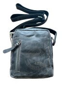 Herren Tasche (Echtleder) "VEB AWO 425 Simson Suhl" Gravur