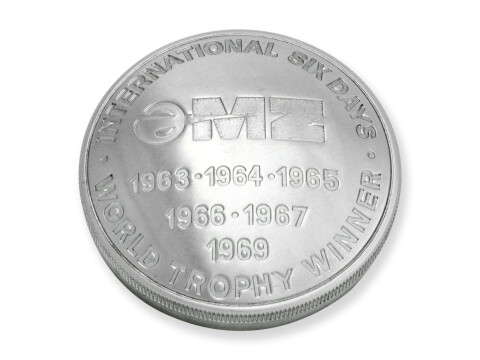 Tankdeckel Trophy 1963-1969 Alu matt MZ