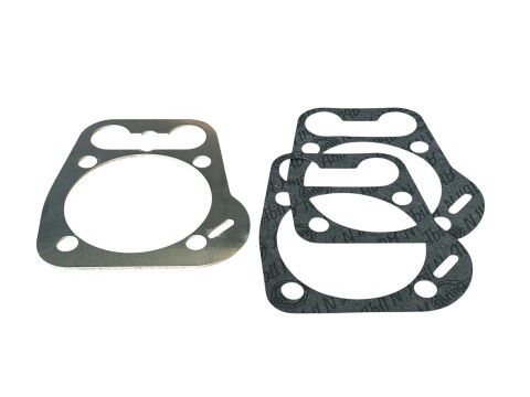 Satz Zylindererhöhung (Adapterplatte, Fußdichtungen) Motorgehäuse (2,00mm) Aluminium (3 teilig) AWO Sport