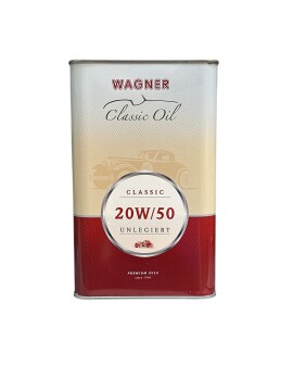 Motorenöl (4 Takt) Wagner (SAE 20W/50) Oldtimer Classic Oil (Mehrbereich) unlegiert (1,00 Liter)
