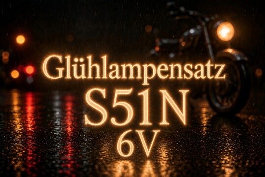 Glühlampensatz 6V original S51 N Unterbrecher (4 teilig)