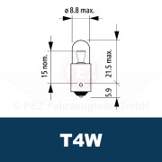 Glühlampensatz 6V original S51 B2-4 Elektronik (10 teilig)