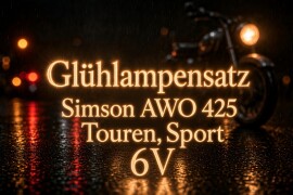 Glühlampensatz 6V original AWO 425 Touren, Sport...