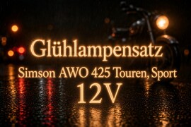 Glühlampensatz 12V Umbau AWO 425 Touren, Sport...