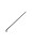 Speiche Hinterrad M4 (L=167,00mm) (88°) (Kleeblatt) eindickend, schwarz-chrom BMW R2, R3, R4