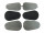 Satz - Kniekissen (rechts und links) mit Blech (Ersatztyp) BMW R2/1, R2/2, R2/3, R2/4, R2/5, R4/1, R4/2
