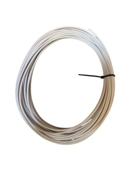 Kabel mit Textilmantel weiß BMW R2, R3, R35, R35/1, EMW R35/2, R35/3